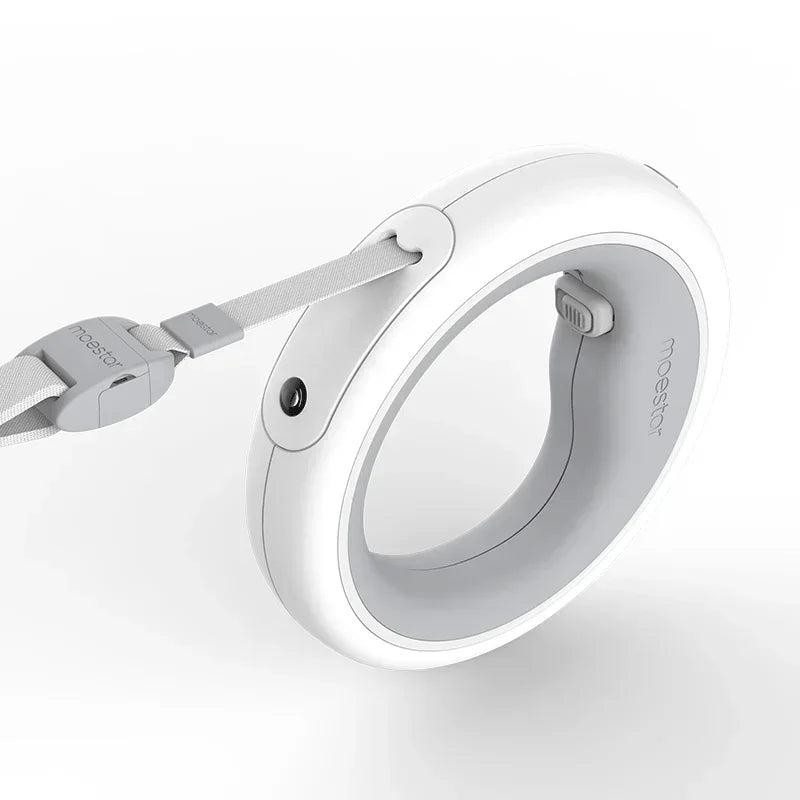 Moestar UFO Retractable Leash 2 Lite Metal Buckle Anti-Slip Handle One-Handed Brake Pause Lock Leash for Small & Medium Size Dog