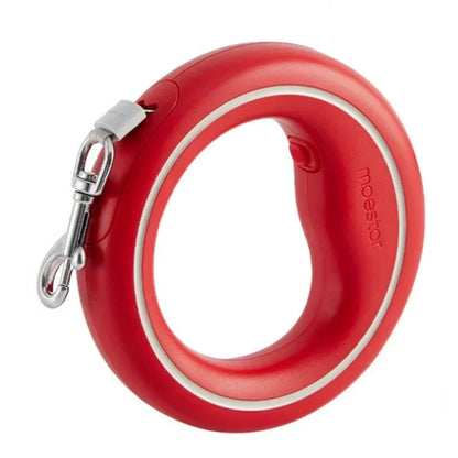 Moestar UFO Retractable Leash 2 Lite Metal Buckle Anti-Slip Handle One-Handed Brake Pause Lock Leash for Small & Medium Size Dog